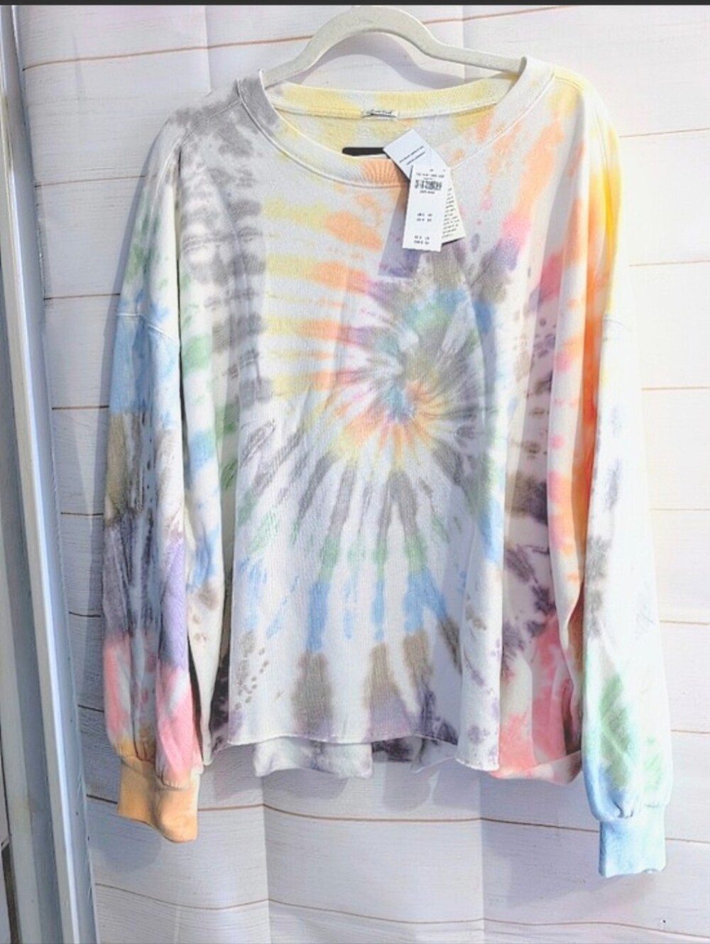 NWT Abercrombie & Fitch Special Edition Pride Tie-Dye Sweatshirt Size XXXL